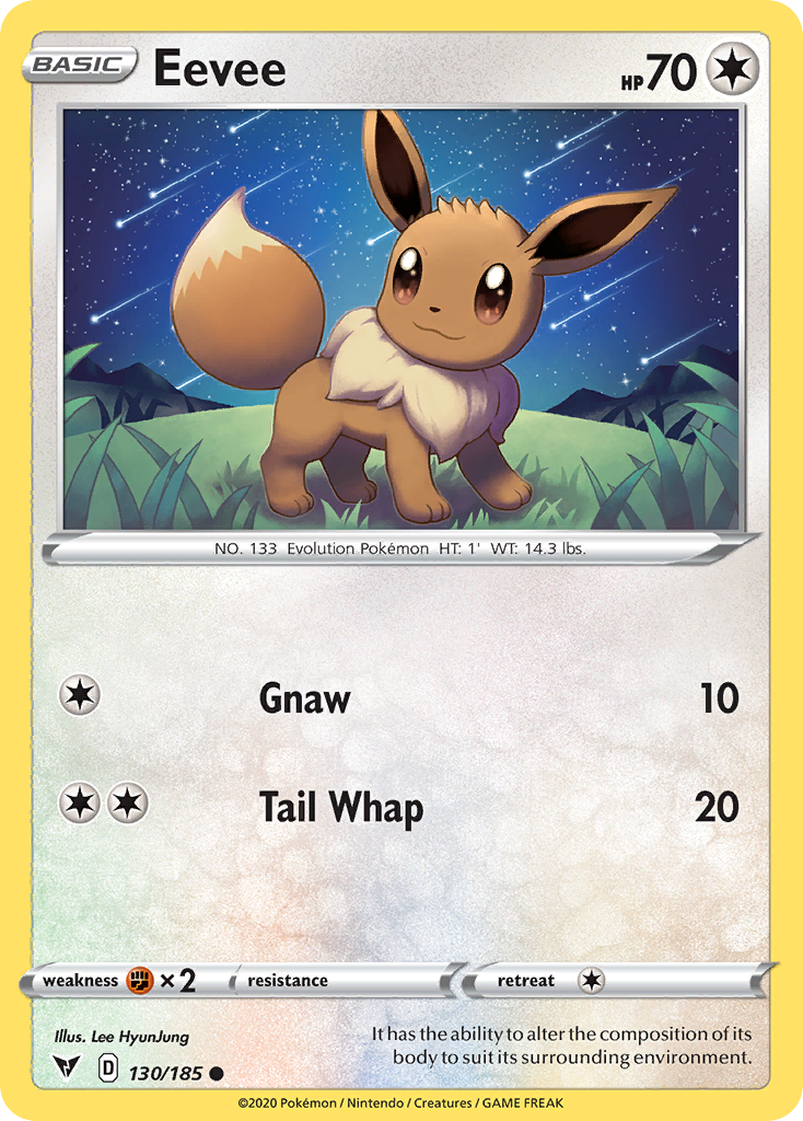 Eevee 130/185 Common Vivid Voltage NM/M