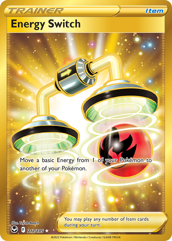 Energy Switch 212/195 Secret Rare Silver Tempest NM/M