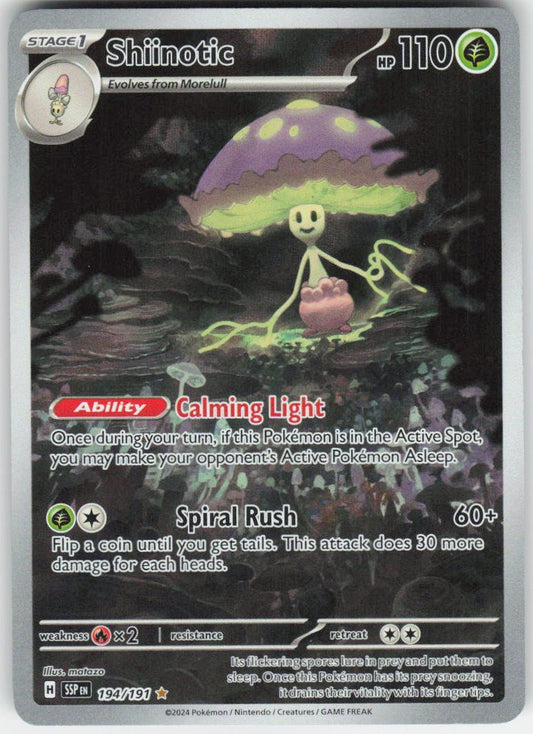 Shiinotic - Illustration Rare SV08: Surging Sparks 194/191 NM