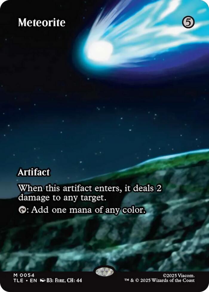 Meteorite (Borderless) 54 Avatar: The Last Airbender: Eternal-Legal Foil NM/M