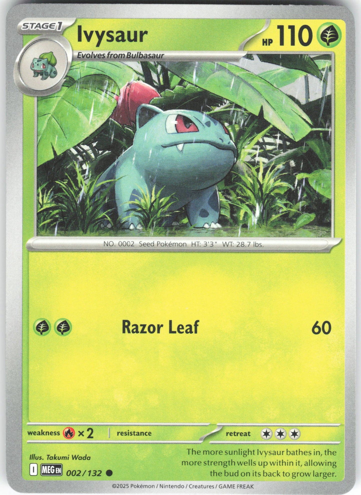 Ivysaur - Common ME01: Mega Evolution 002/132 NM