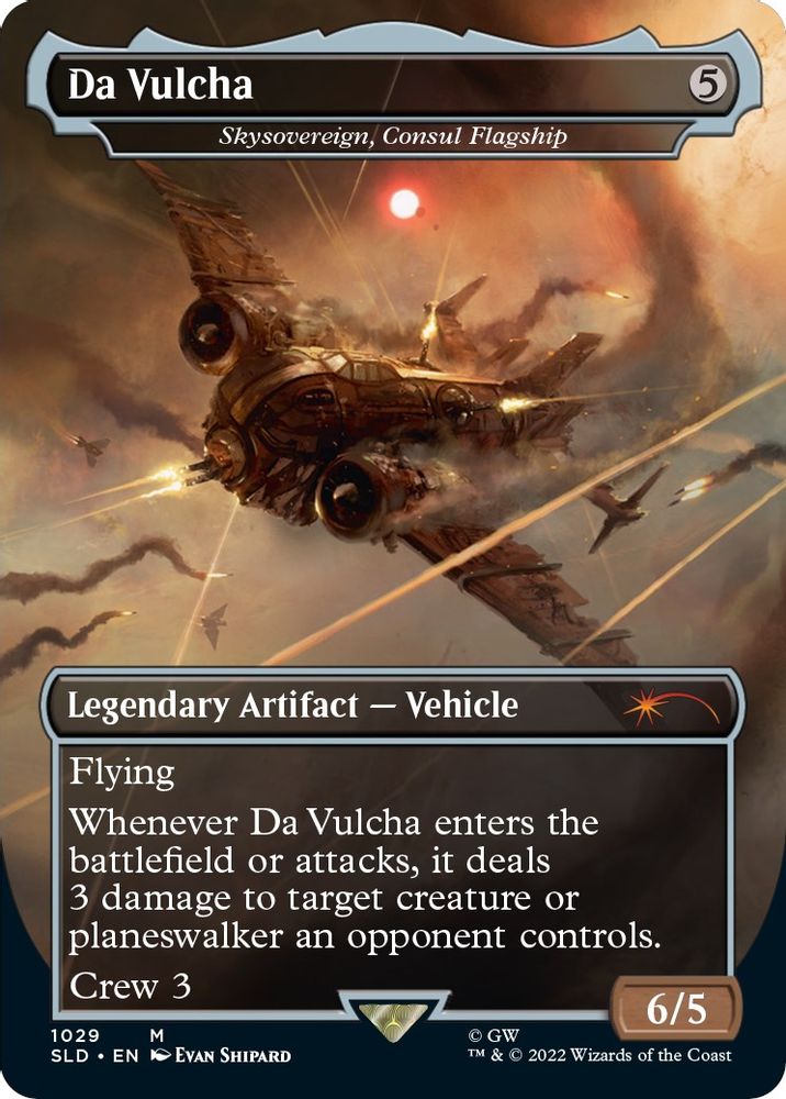 Da Vulcha - Skysovereign, Consul Flagship (Borderless) 1029 Secret Lair Drop Series NM/M