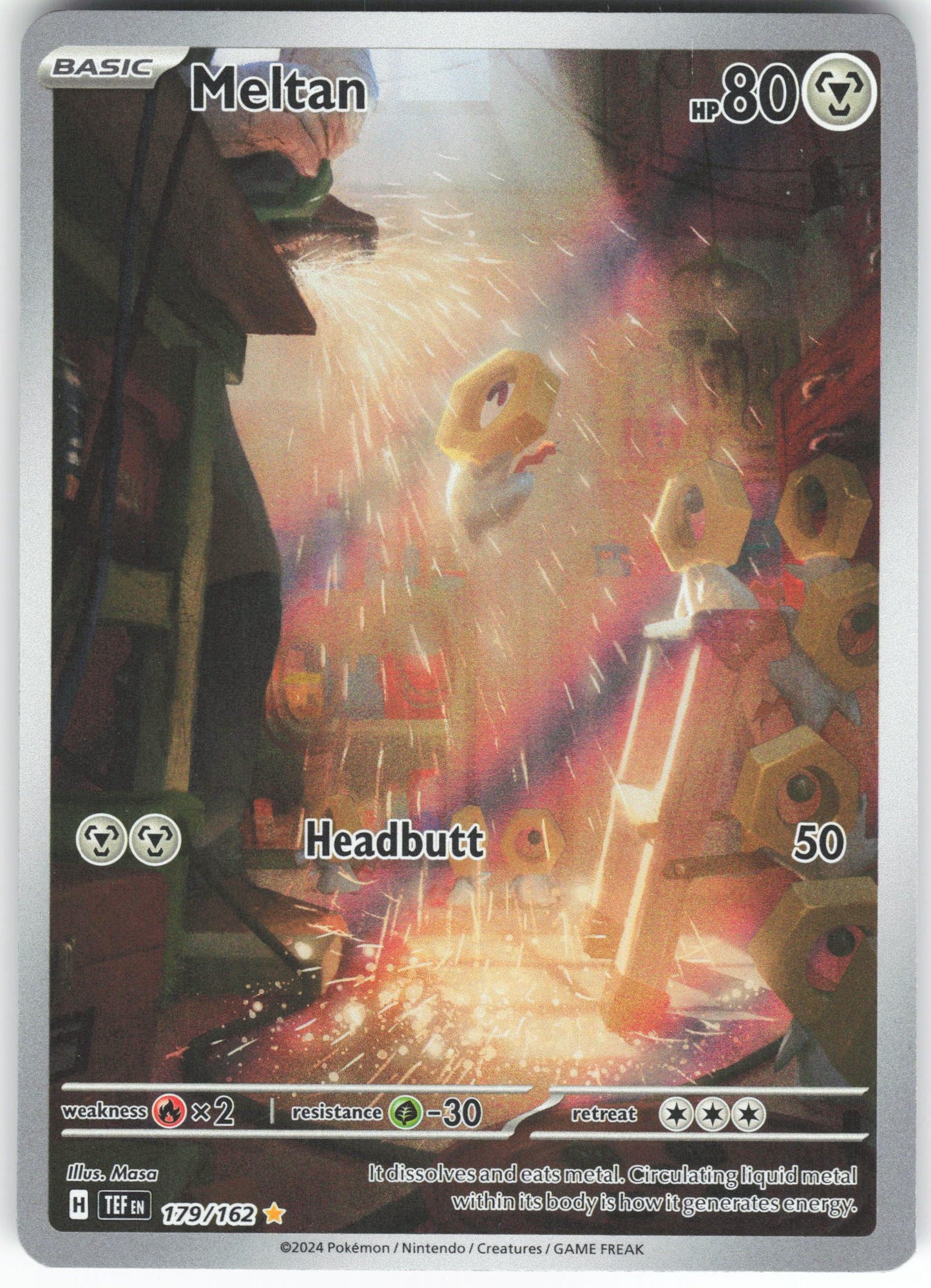 Meltan - Illustration Rare SV05: Temporal Forces 179/162 NM