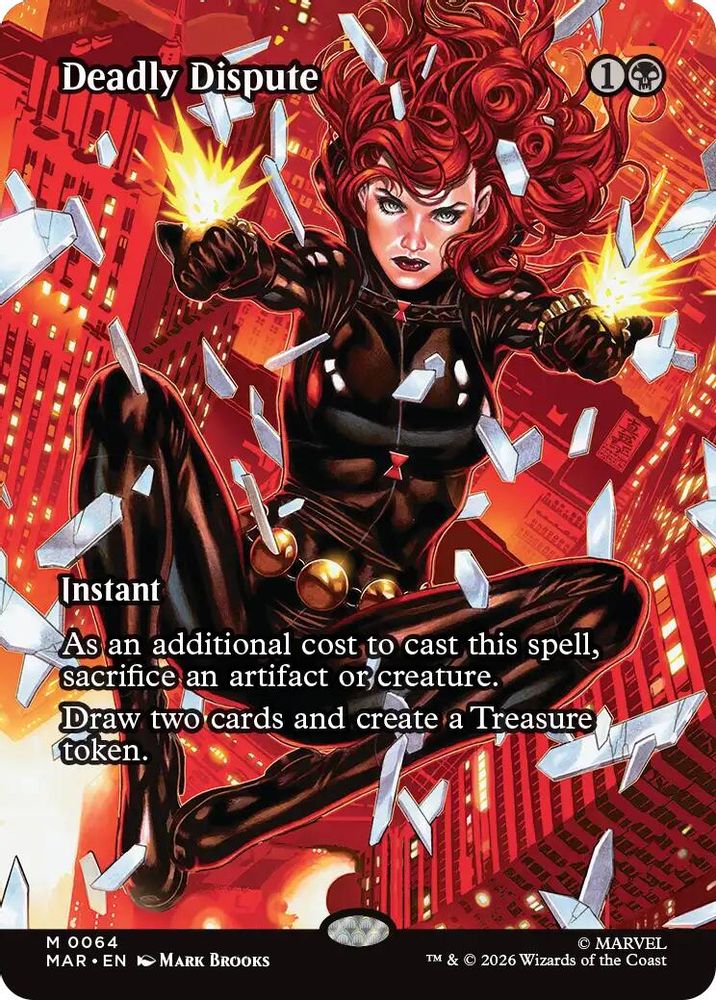 Deadly Dispute (Borderless) 64 Mythic Marvel Universe Eternal-Legal NM/M