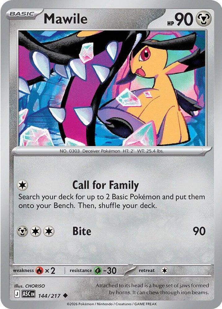 Mawile 144/217 Uncommon Ascended Heroes NM/M