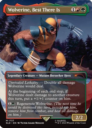 Wolverine, Best There Is (Rainbow Foil) 1737 Secret Lair Drop Series Holo NM/M