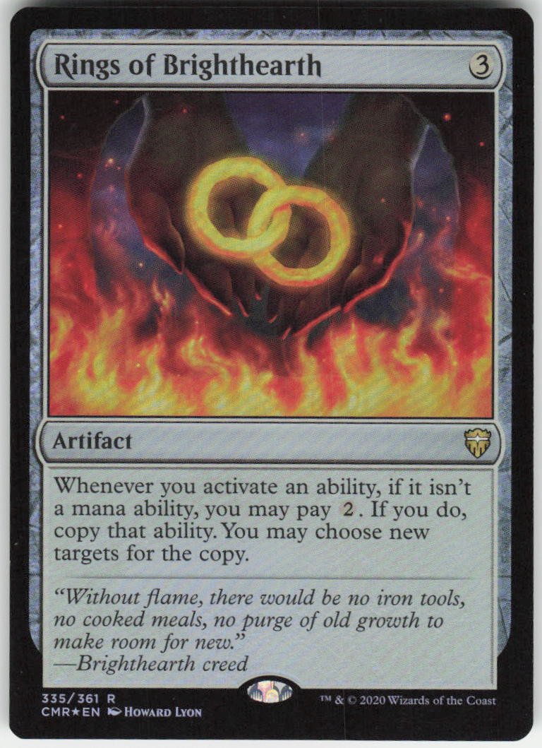Rings of Brighthearth R Commander Legends 335 NM