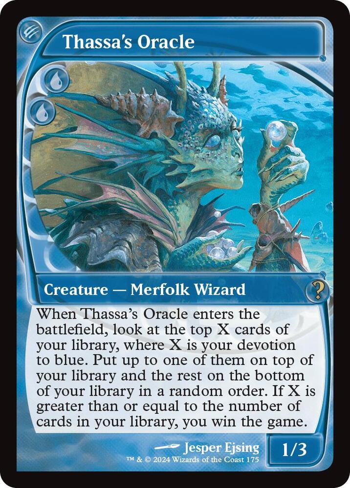 Thassa's Oracle (Future Sight) 175 Rare Mystery Booster 2 NM/M