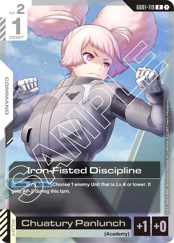 Iron-Fisted Discipline GD01-119 R Newtype Rising NM/M