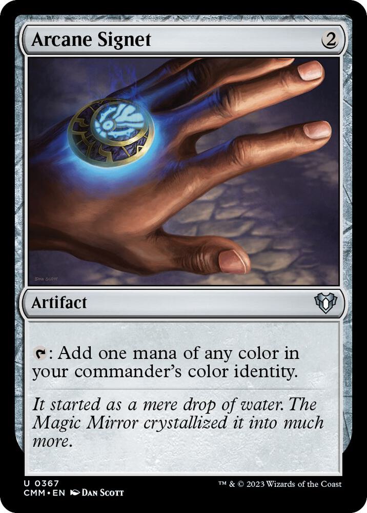 Arcane Signet 367 Foil Uncommon Commander Masters NM/M