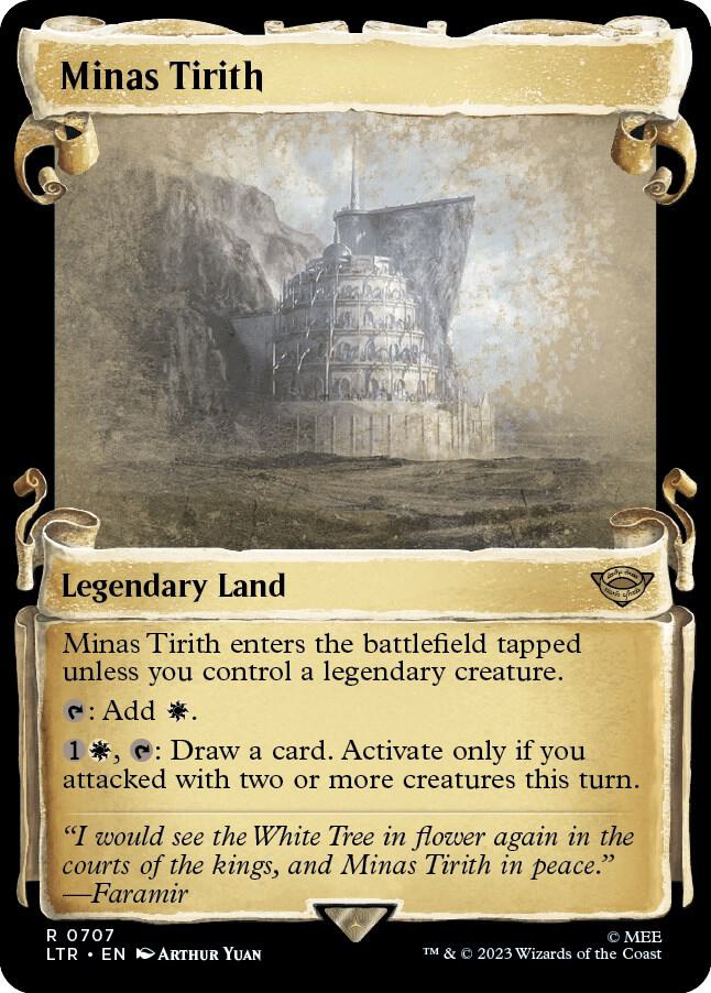 Minas Tirith (Showcase Scrolls) 707 Foil Universes Beyond: The Lord of the Rings: Tales of Middle-earth NM/M