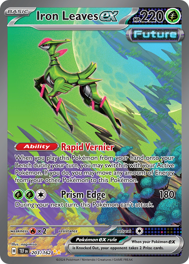 Iron Leaves ex 203/162 Special Illustration Rare Temporal Forces NM/M