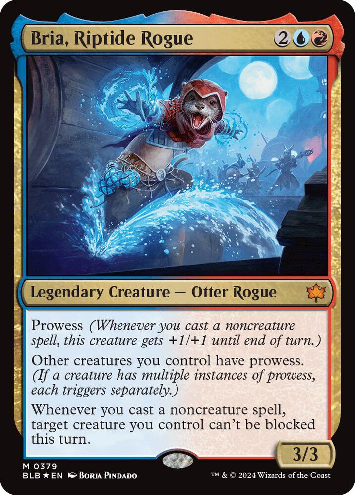 Bria, Riptide Rogue 379 Mythic Foil Bloomburrow NM/M