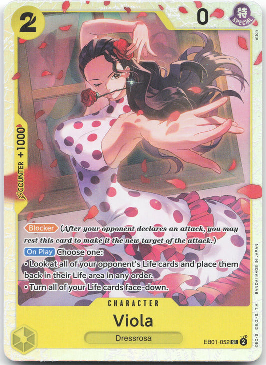 Viola SR Extra Booster: Memorial Collection EB01-052 NM