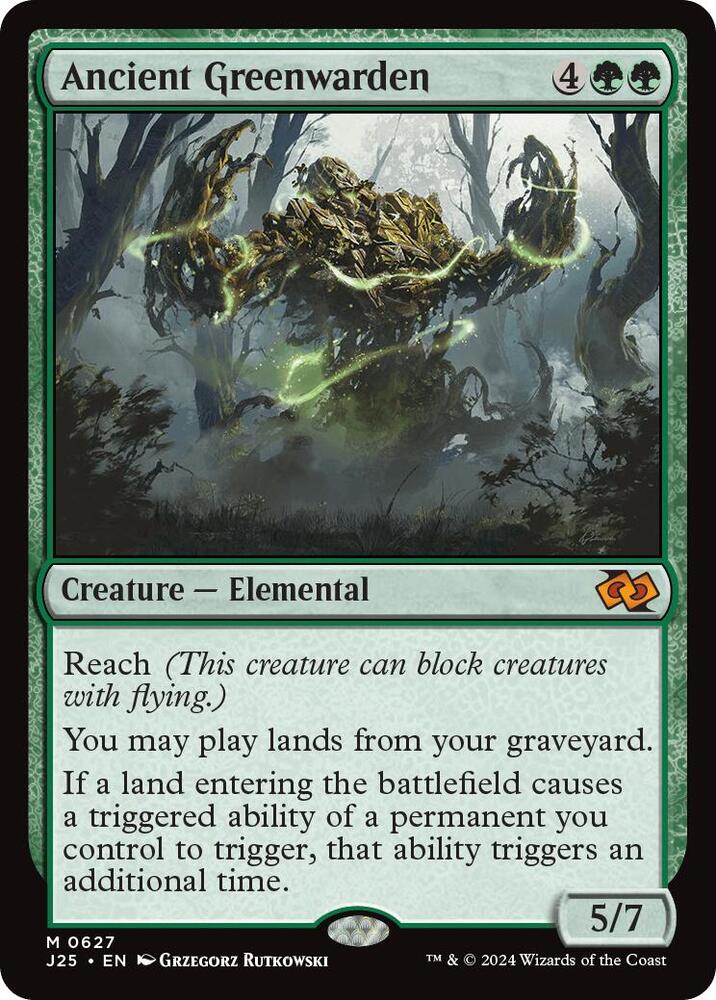 Ancient Greenwarden 627 Mythic Foundations Jumpstart NM/M