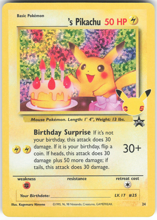 ______'s Pikachu Classic Collection Celebrations: Classic Collection 24/53 NM
