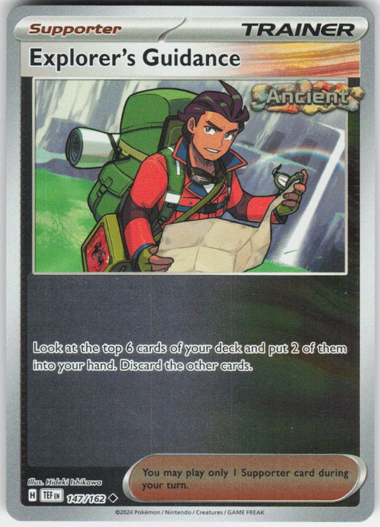 Explorer's Guidance - Uncommon SV05: Temporal Forces 147/162 NM Rev Holo