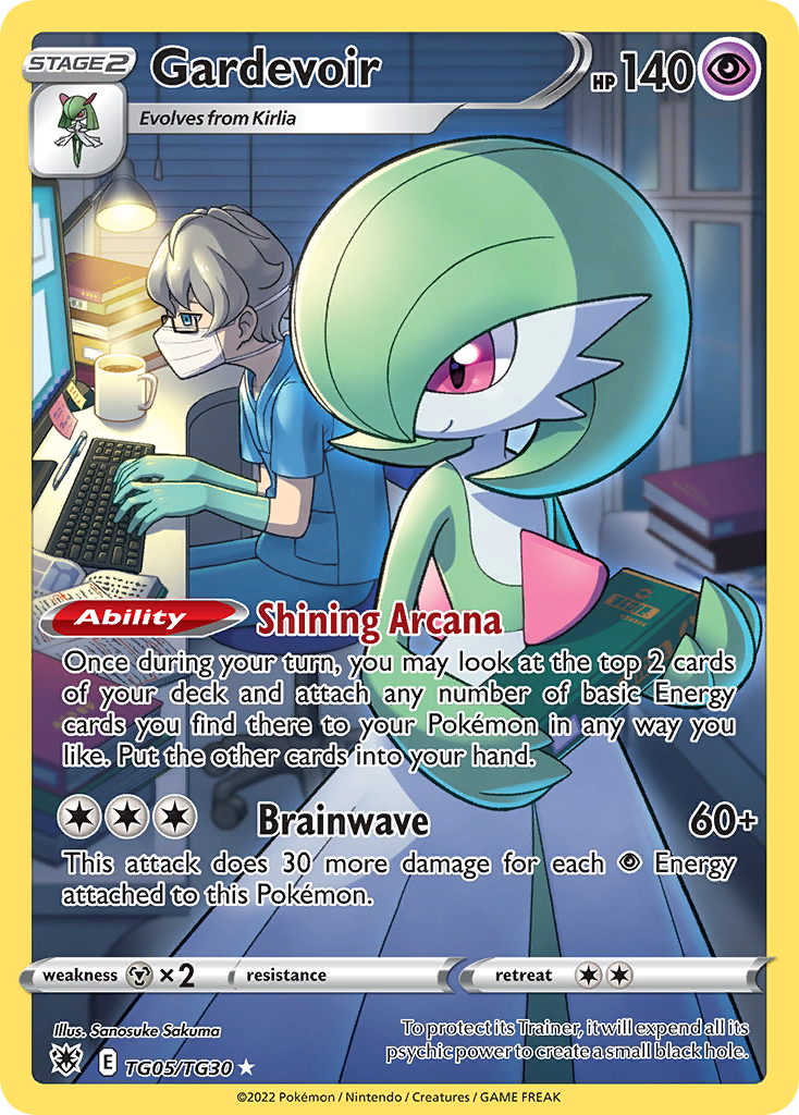Gardevoir TG05/TG30 Astral Radiance Trainer Gallery Holo NM/M
