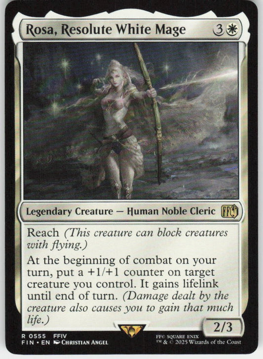 Rosa, Resolute White Mage R FINAL FANTASY 555 NM