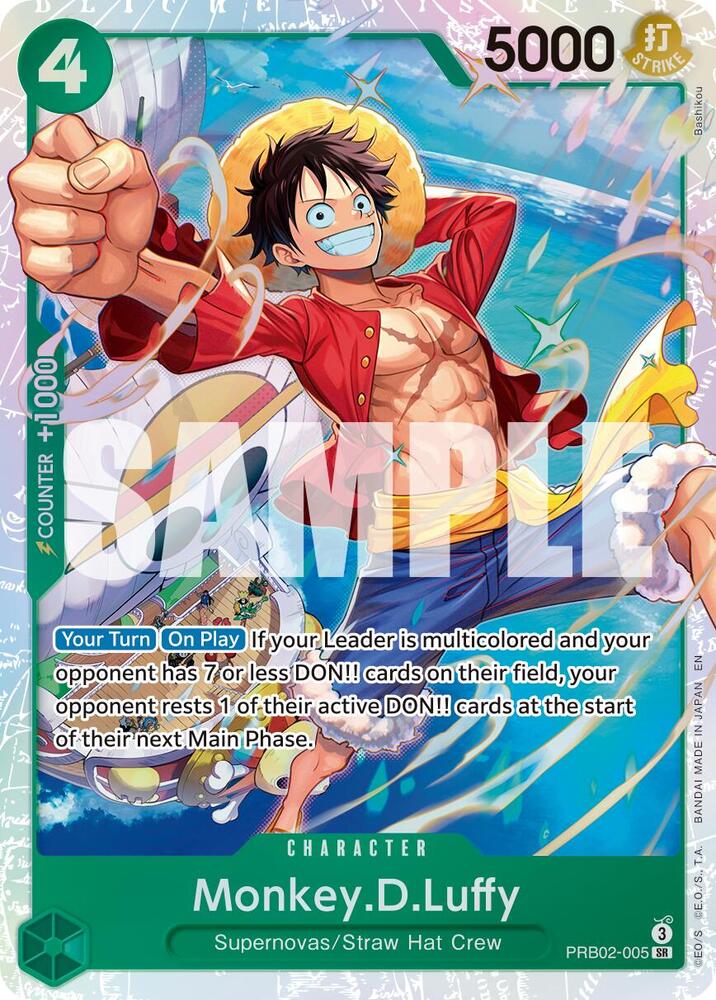 Monkey.D.Luffy PRB02-005 Super Rare Premium Booster -The Best- Vol. 2 NM/M – Raptor Games