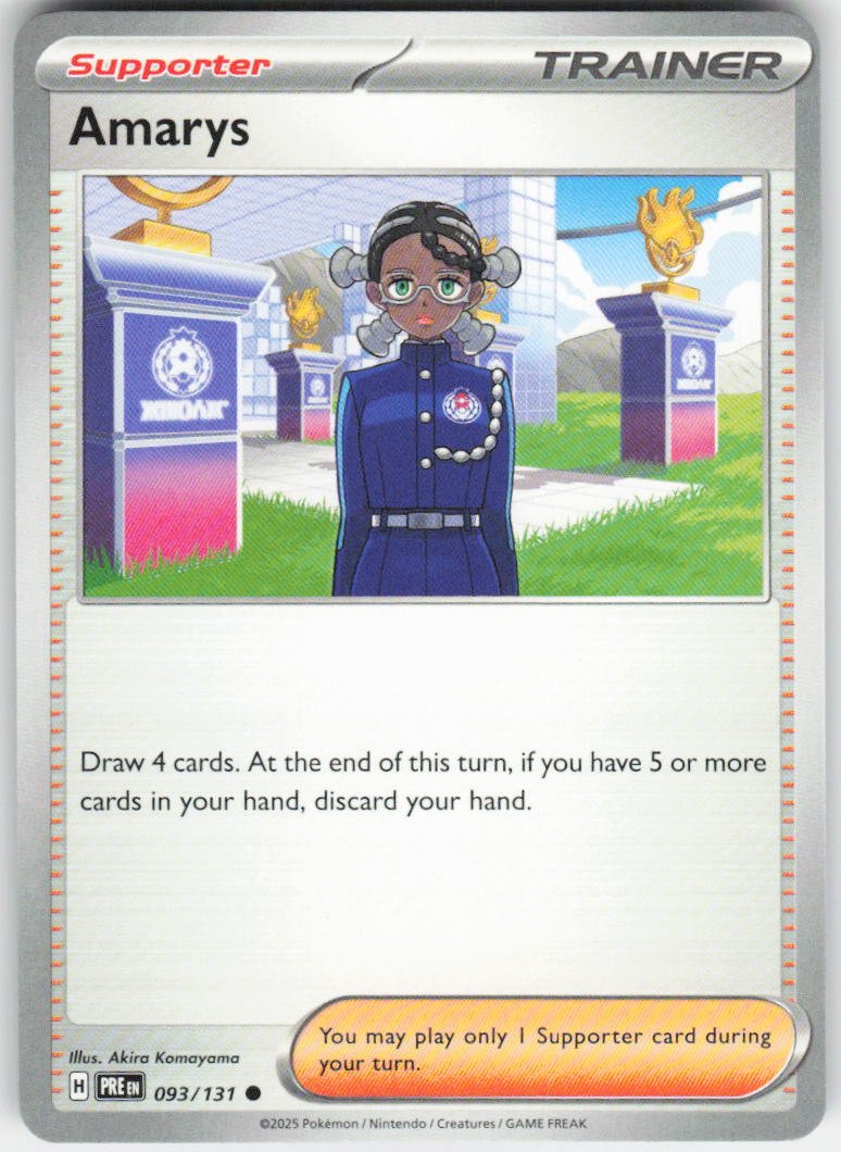 Amarys - Common SV: Prismatic Evolutions 093/131 NM