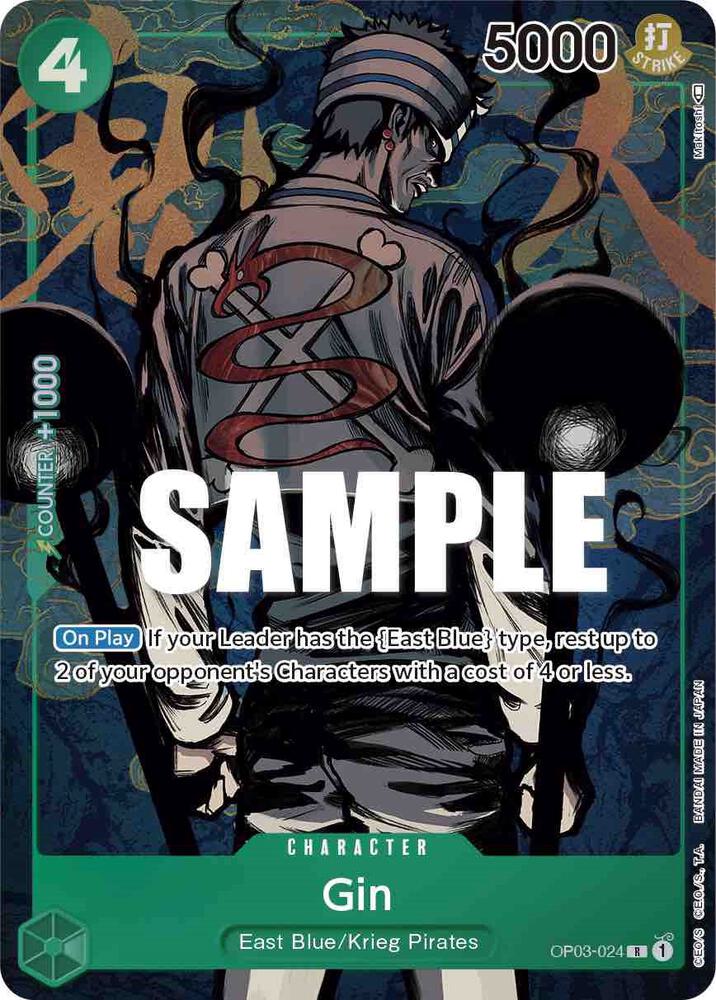 Gin (Alternate Art) OP03-024 Rare Pillars of Strength NM/M