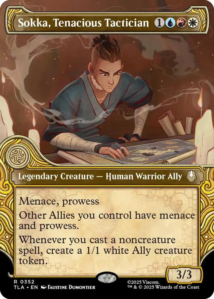 Sokka, Tenacious Tactician (Showcase) 352 Avatar: The Last Airbender Foil NM/M