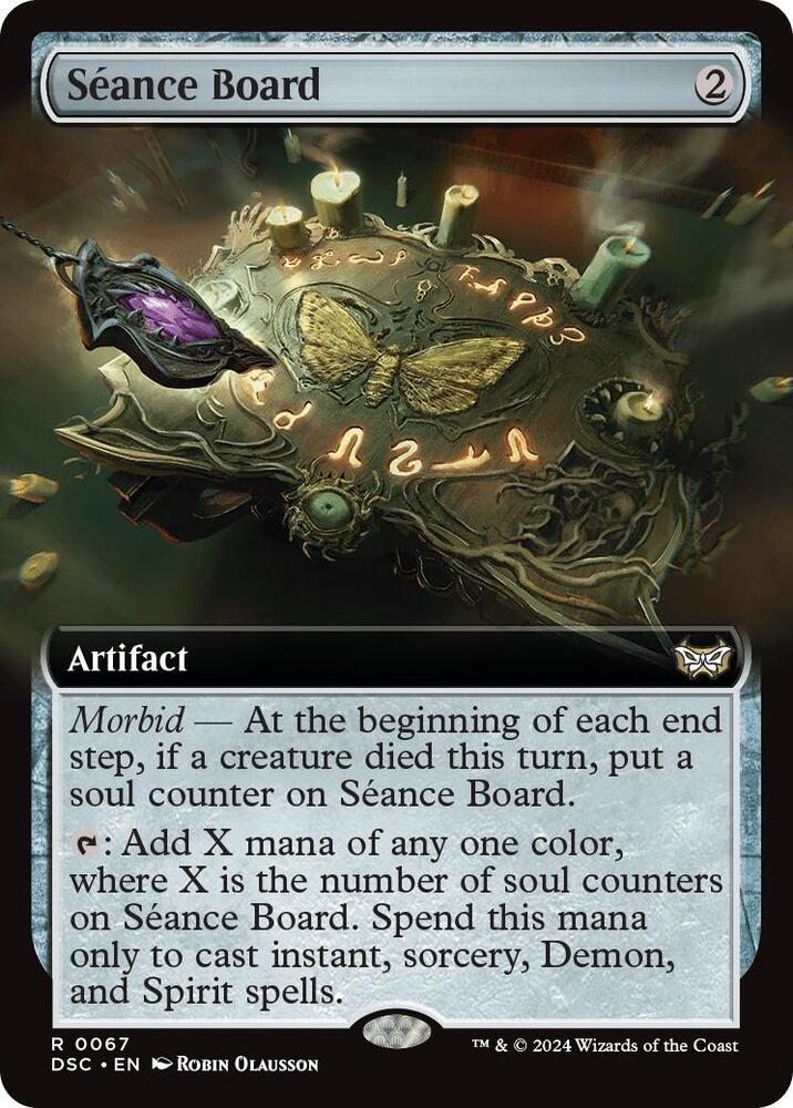 Seance Board (Extended Art) 67 Rare Commander: Duskmourn: House of Horror NM/M