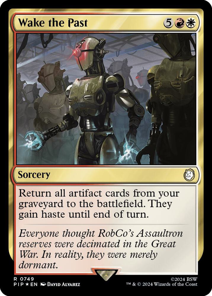 Wake the Past (Surge Foil) 749 Foil Rare Universes Beyond: Fallout NM/M