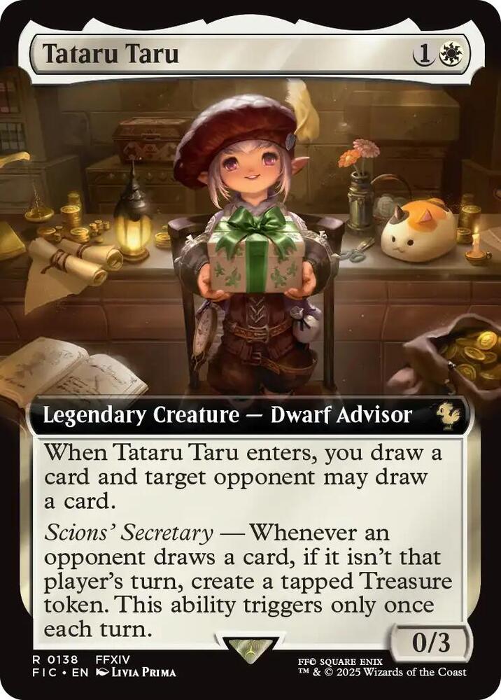 Tataru Taru (Extended Art) 138 Rare Commander: FINAL FANTASY NM/M