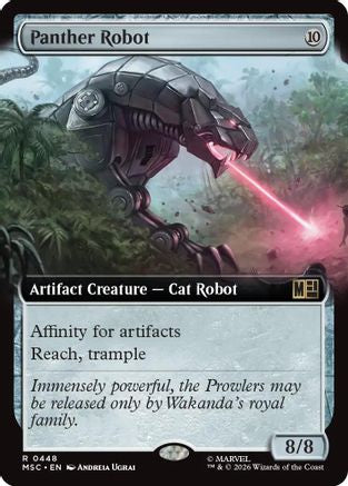 Panther Robot (Extended Art) 448 Rare Commander: Marvel Super Heroes NM/M