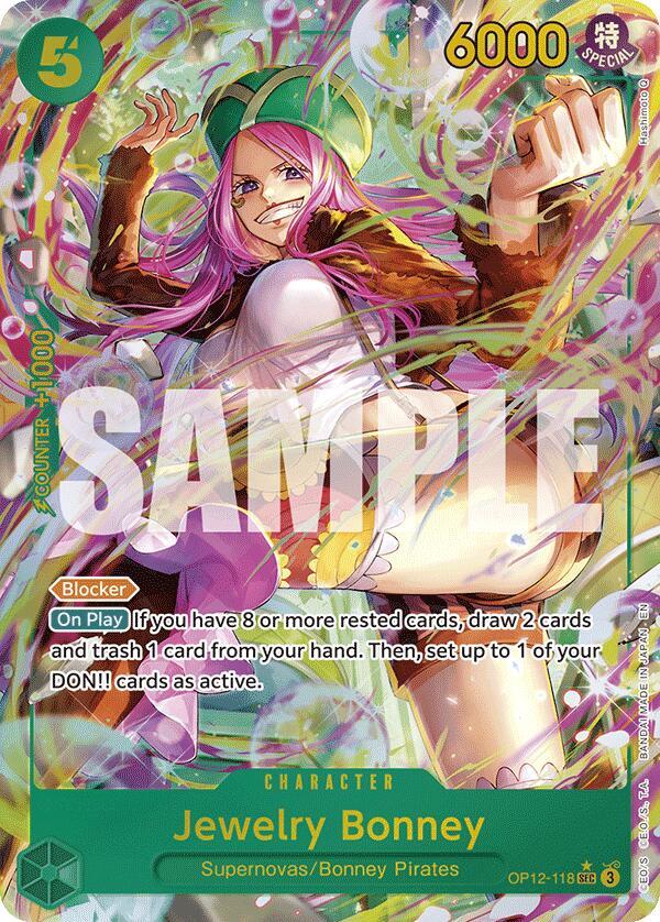 Jewelry Bonney (118) (Alternate Art) OP12-118 Legacy of the Master NM/M