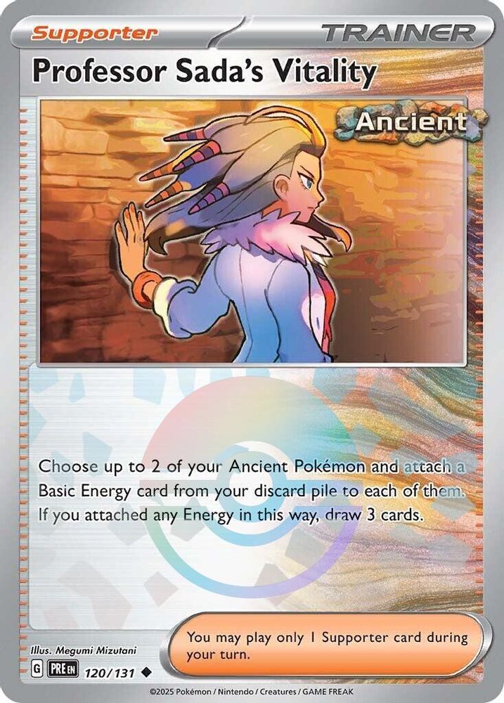 Professor Sada's Vitality (Poke Ball Pattern) 120/131 Prismatic Evolutions NM/M