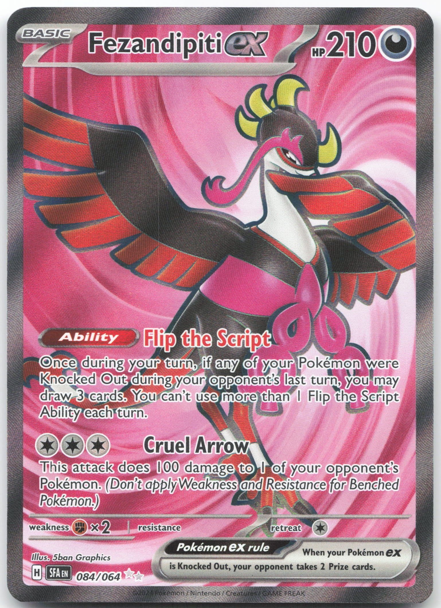 rare cards shrouded fable Fezandipiti ex