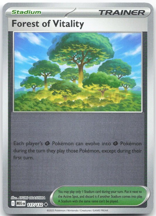 Forest of Vitality Uncommon ME01: Mega Evolution 117/132 NM