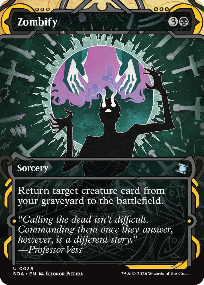 Zombify 36 Uncommon Secrets of Strixhaven: Mystical Archive NM/M