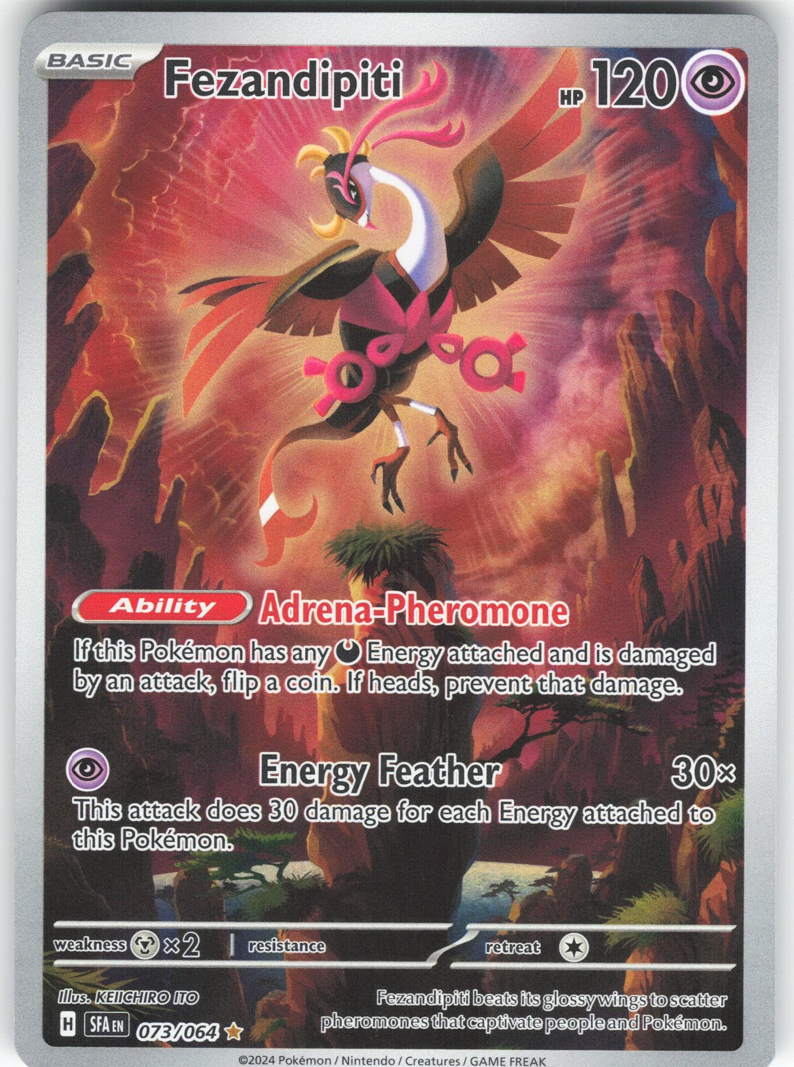 Fezandipiti Illustration Rare SV: Shrouded Fable 073/064 NM