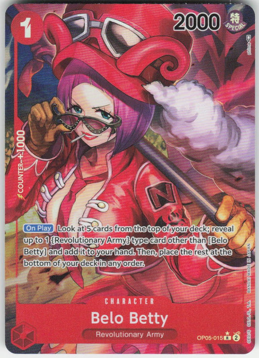 Belo Betty (015) (Alternate Art) R Awakening of the New Era OP05-015 NM