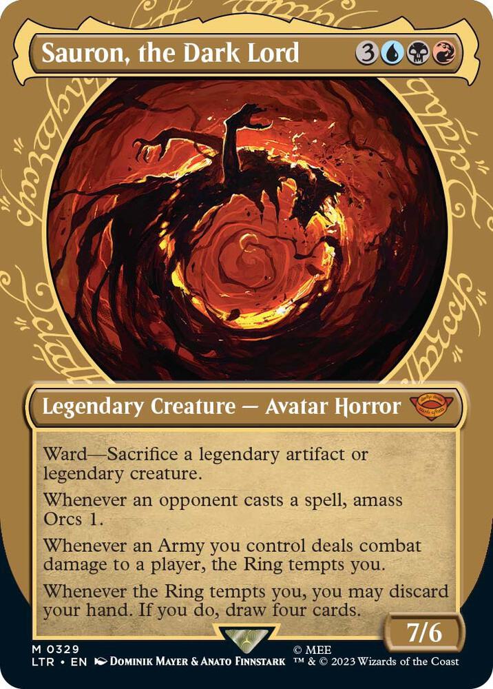 Sauron, the Dark Lord (Showcase) 329 Universes Beyond: The Lord of the Rings: Tales of Middle-earth NM/M