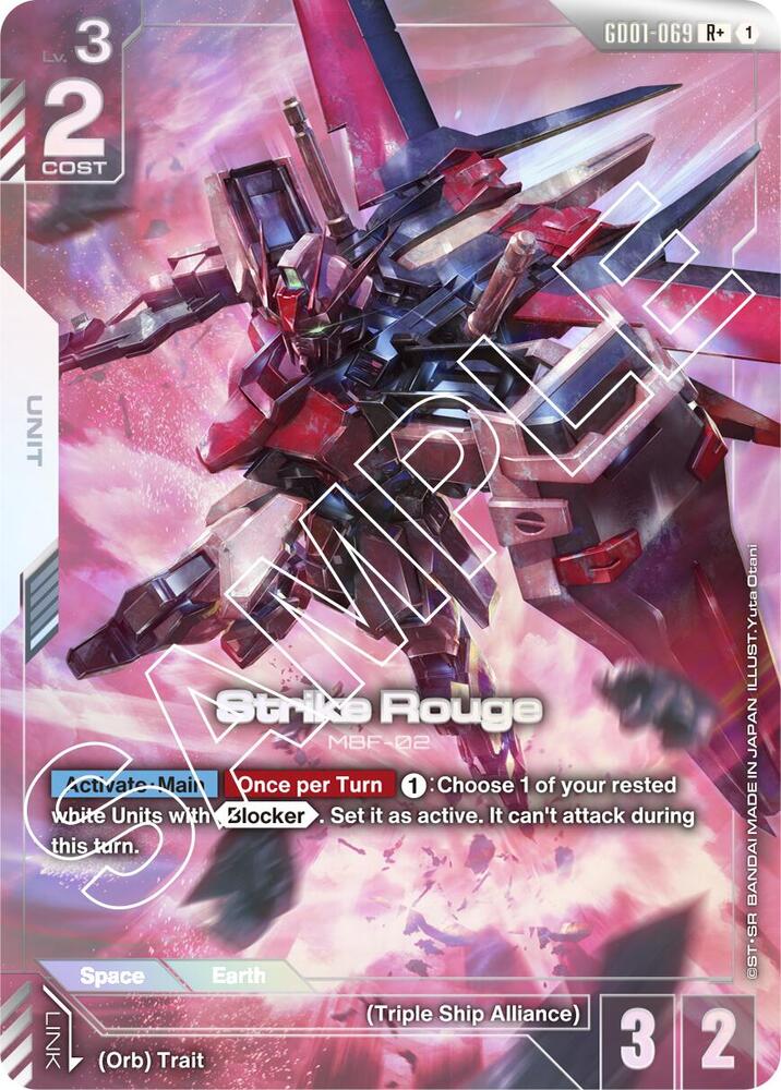 Strike Rouge (R+) GD01-069 R+ Newtype Rising NM/M