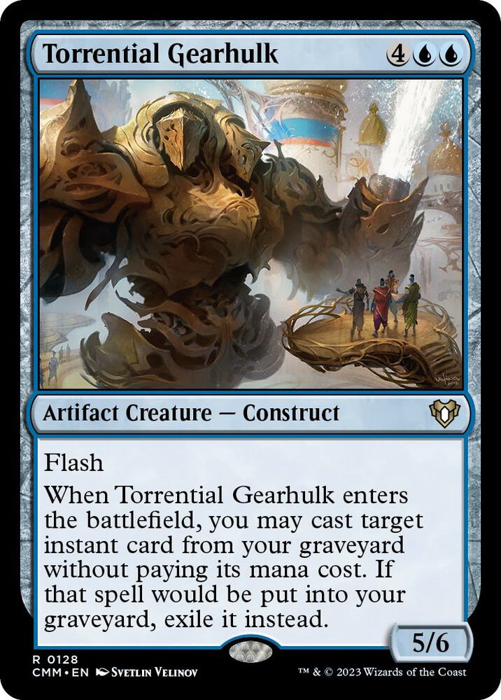 Torrential Gearhulk 128 Rare Commander Masters NM/M