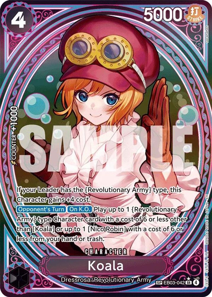 Koala (SP) EB03-042 Super Rare Extra Booster: One Piece Heroines Edition NM/M