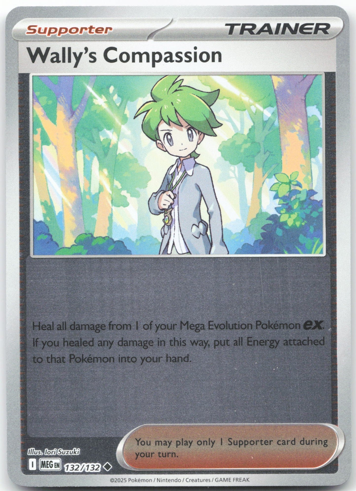 Wally's Compassion - Uncommon ME01: Mega Evolution 132/132 NM