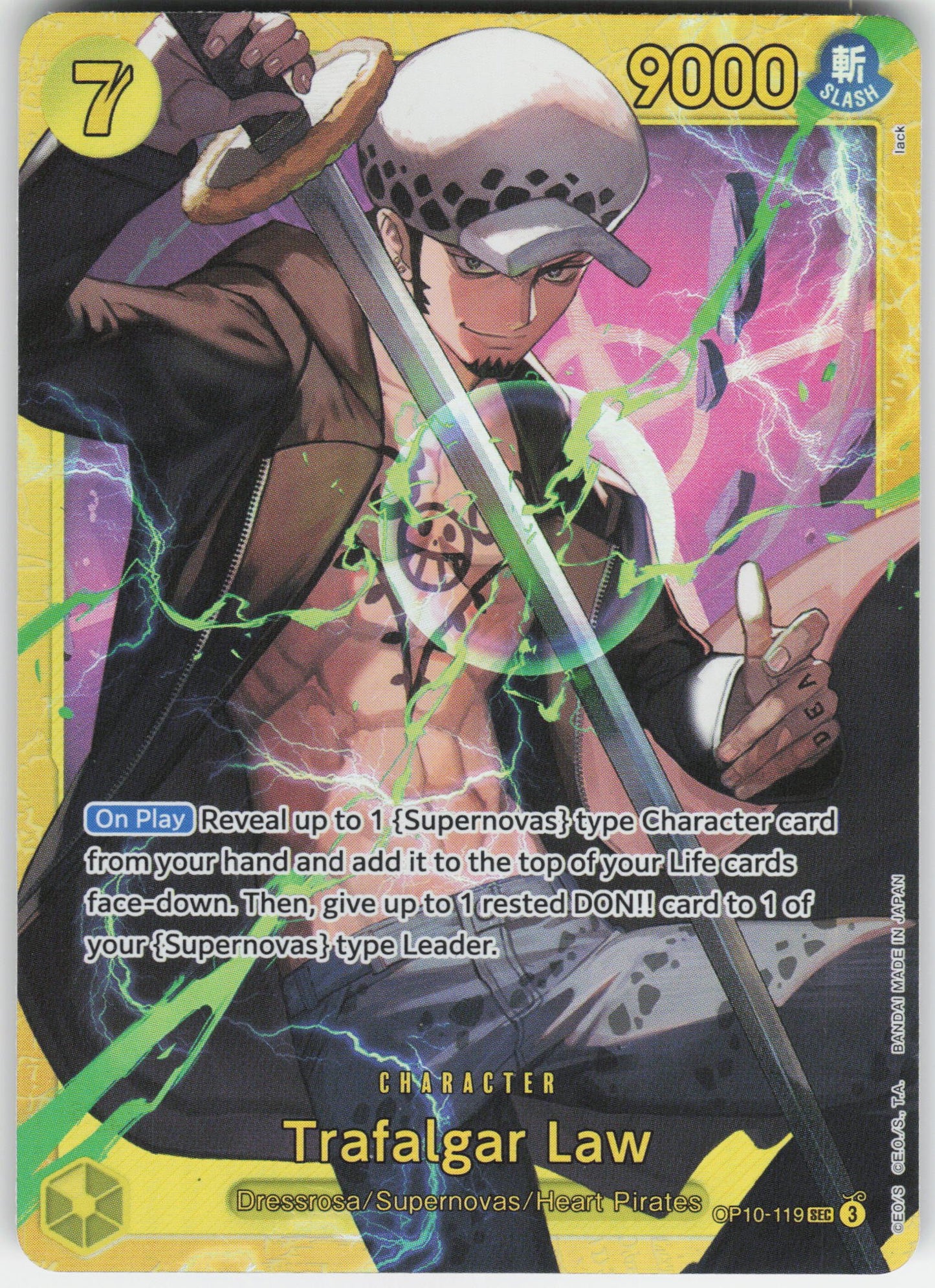 Trafalgar Law (119) SEC Royal Blood OP10-119 NM