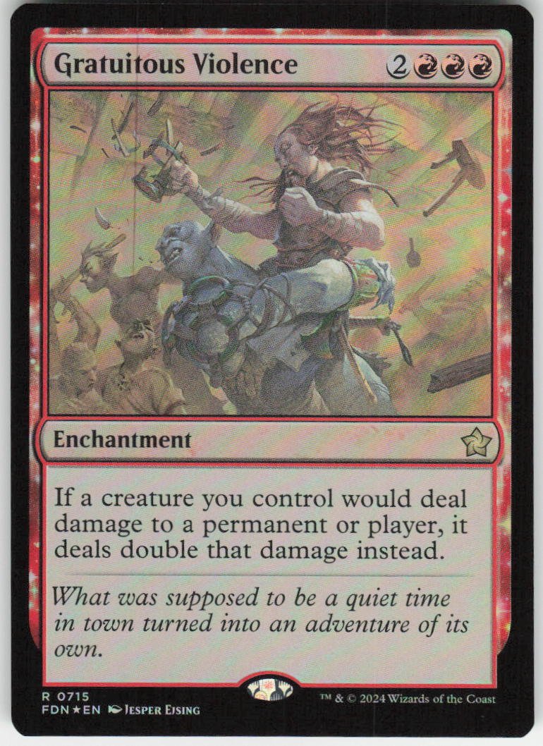 Gratuitous Violence R Foundations 715 NM