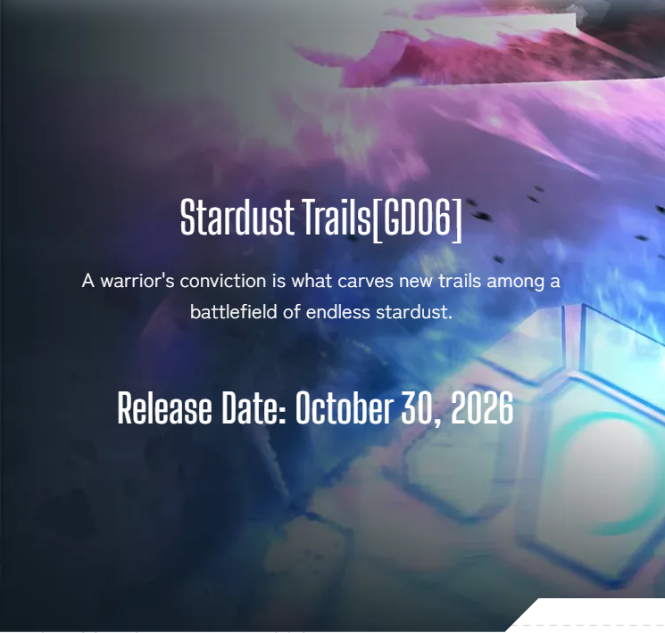 Raptor Games - GUNDAM CARD GAME Stardust Trails GD06 Release Event - Friday 30th October 7pm