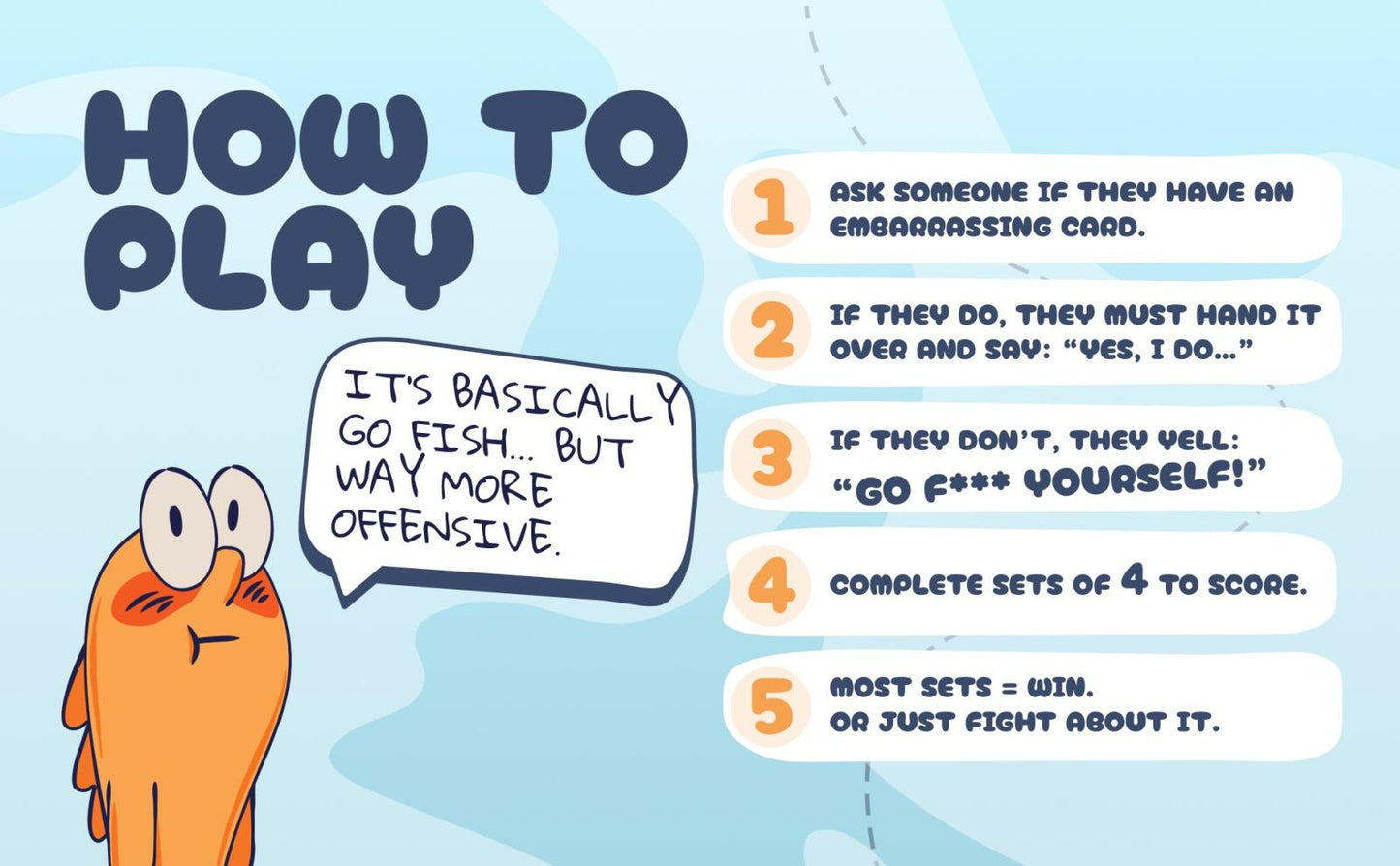 Go F*** Yourself | The Grown Up Go Fish Card Game