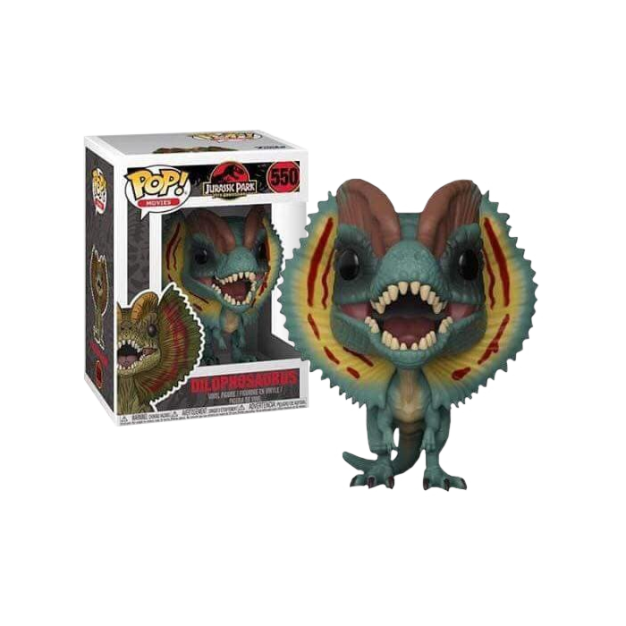 Dilophosaurus Jurassic Park 25th Anniversary Pop! Vinyl Figure