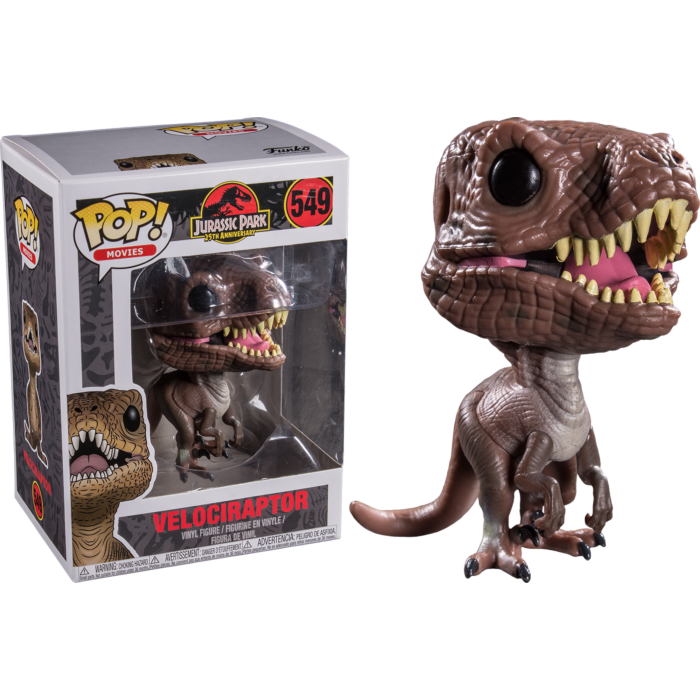 Velociraptor Jurassic Park 25th Anniversary Pop! Vinyl Figure