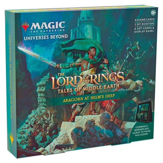 Magic The Lord of the Rings: Tales of Middle-Earth - Aragorn At Helm's Deep Scene Box